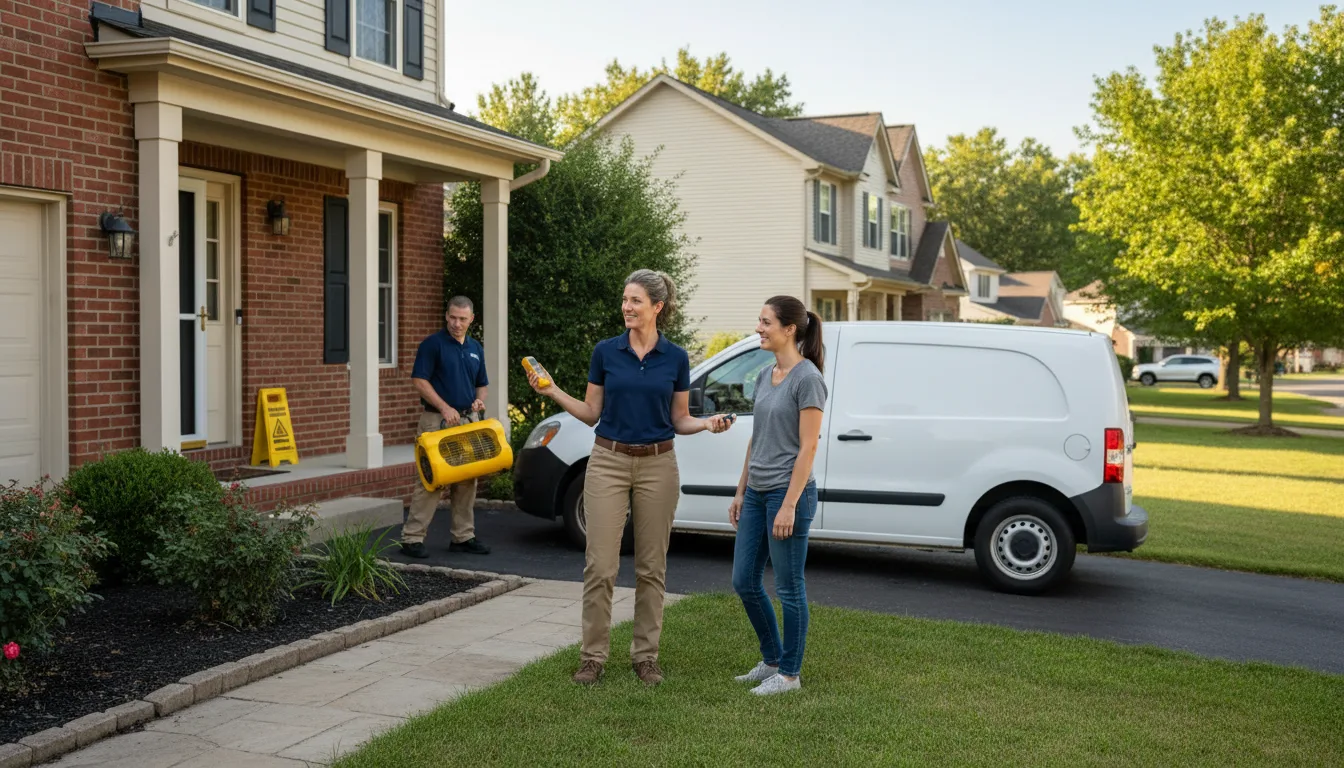Residential water damage restoration in New Brunswick, NJ